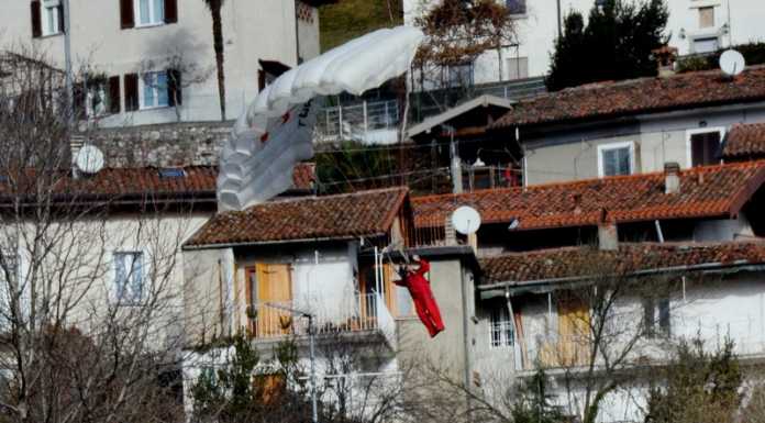 Dopo il “tuffo” dal Medale… l’atterraggio tra le case di Rancio Alto