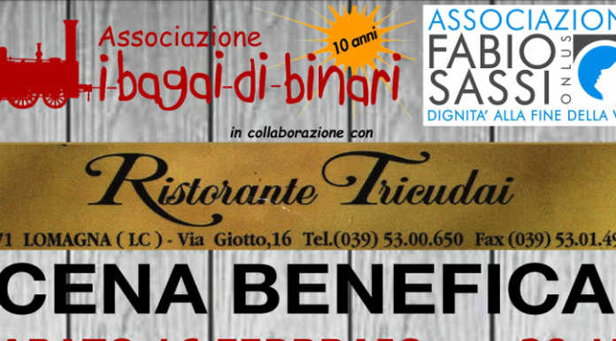 Bagai di Binari e Fabio Sassi insieme per la cena benefica