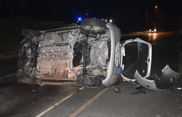 Incidente a Sirone. Si ribalta con l’auto, illeso il giovane conducente
