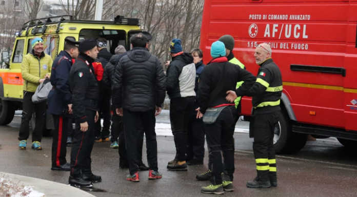 Disperso a Colle di Sogno, ricerche dei Vigili del Fuoco e Soccorso Alpino