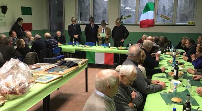 Tradizionale pranzo di Sant’Antonio per gli Alpini di Valmadrera