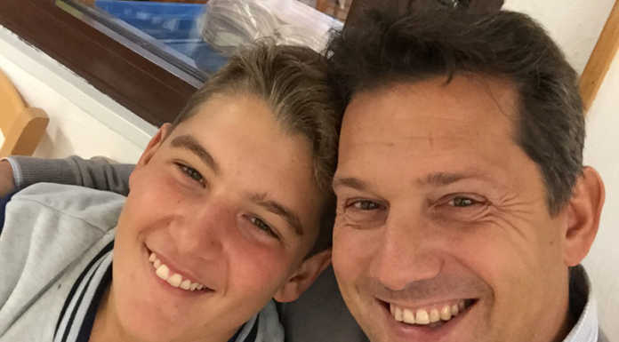 Sugli sci per ricordare Ricky Galbiati con il Gabibbo e la giornalista Patrizia Caregnato