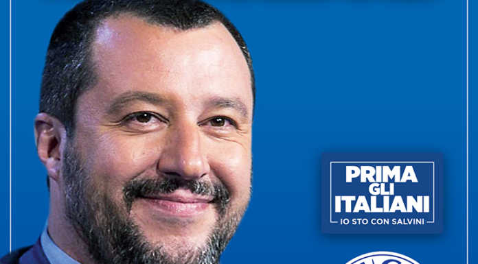 “Salvini non mollare”. Lega in piazza anche nel lecchese