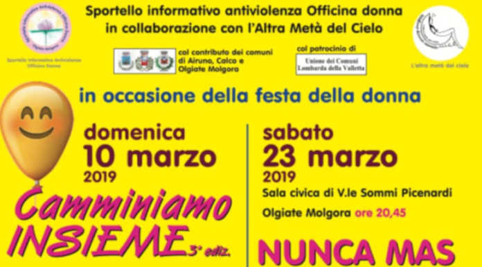 Con Officina Donna camminata e concerto in occasione dell’8 marzo