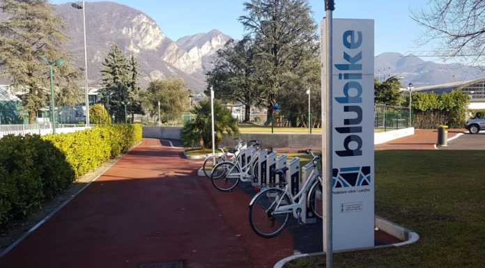 Garlate, nuova rastrelliera del bike sharing sulla ciclopista