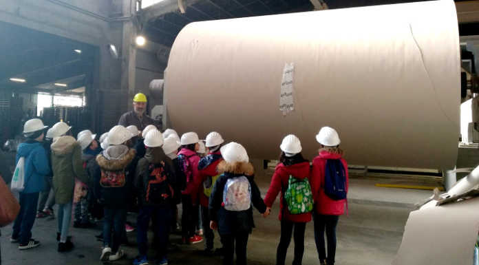 Progetto Riciclone, gli alunni di Valgreghentino in visita alla Cartiera dell’Adda progetto riciclone valgreghentino