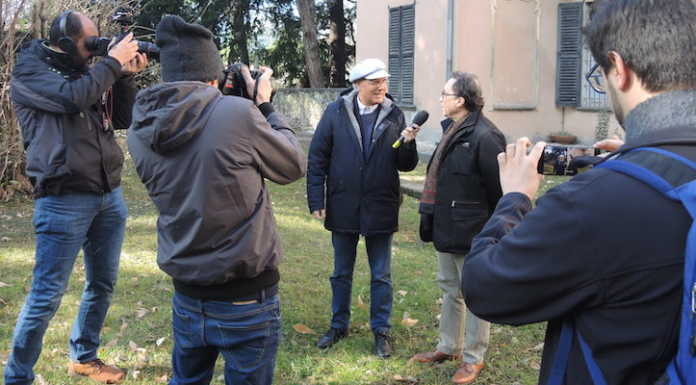 Le telecamere di “Parola di Pollice Verde” a Villa Manzoni