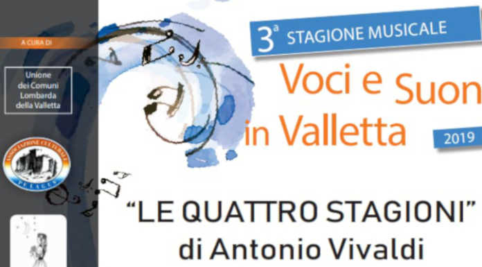 Torna Voci e suoni in Valletta: la prima il 30 con Vivaldi