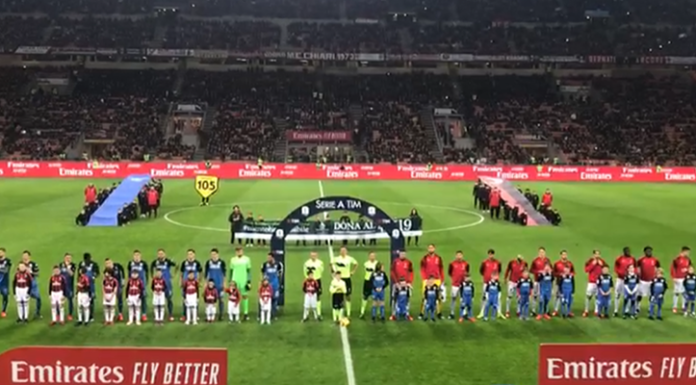 Brividi “rossoneri” per l’Accademia Aquilotti, bimbi in campo a S. Siro