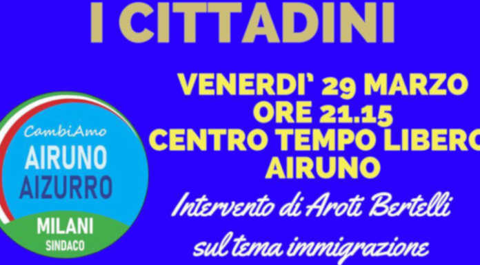 Airuno, due incontri con CambiAmo Airuno Aizurro