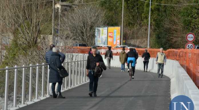 La ciclabile tra Lecco e Pradello chiude due giorni per la posa dei punti luce