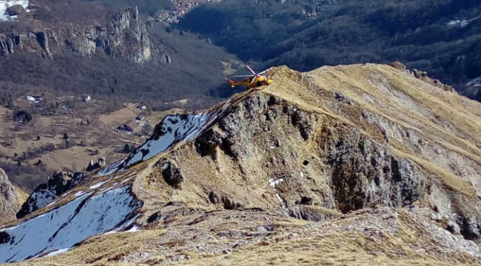 Grignetta, infortunio sulla Cermenati, elisoccorso in azione