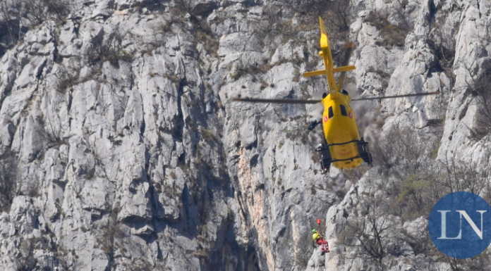 Infortunio lungo la Ferrata del Medale, intervento dell’elisoccorso