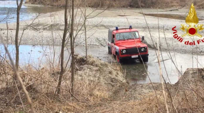 I Vigili del Fuoco di Lecco al corso di guida su terreno impervio
