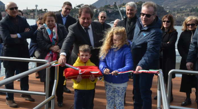 Inaugurato l’attracco alla Malpensata: “Un punto per raggiungere Lecco dal lago”