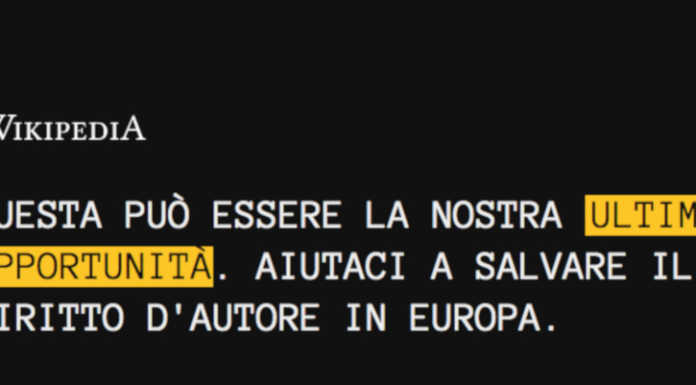 Wikipedia oscura le pagine per protesta contro la riforma europea del copyright