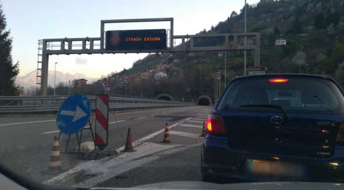 SS36 chiusa da Bellano per frana, riaperta nel primo pomeriggio