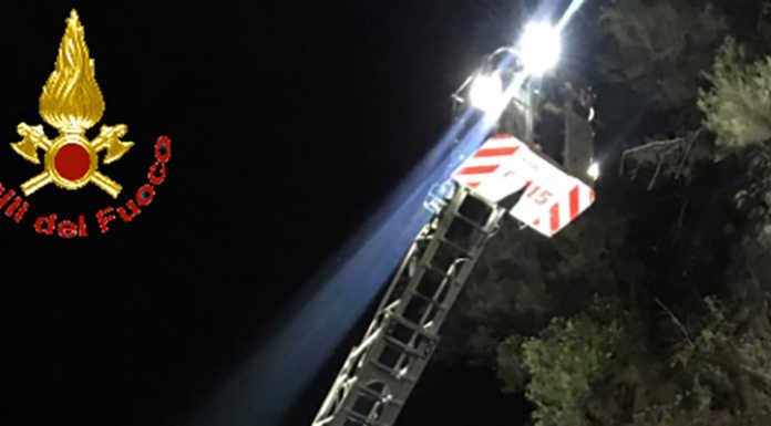 Smottamento nella notte anche a Dorio, risolto dai pompieri