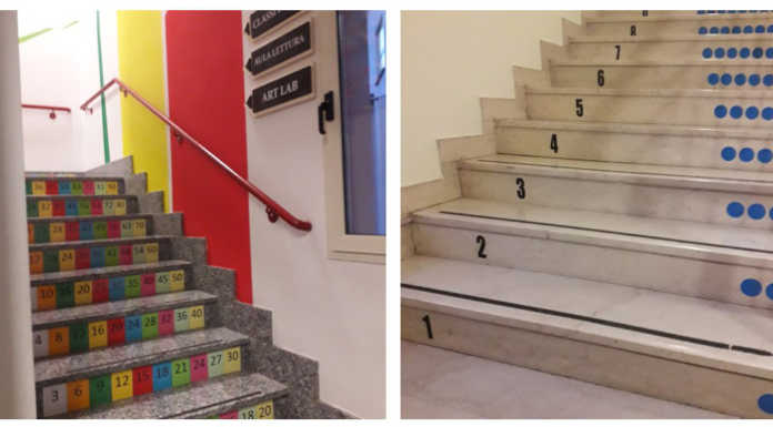 Merate, il Villoresi fa scuola con la scala delle tabelline