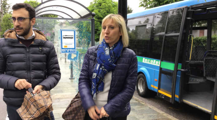 Sopralluogo al ponte San Michele dell’assessore Terzi: “Le navette sono utili”