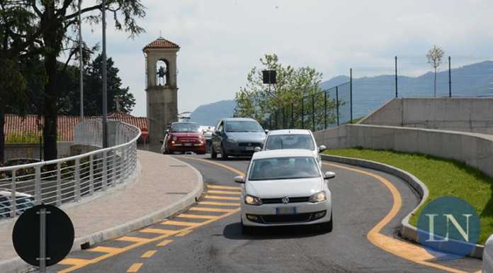 Apre il bypass di Chiuso, diviso il traffico ‘da’ e ‘per’ Lecco