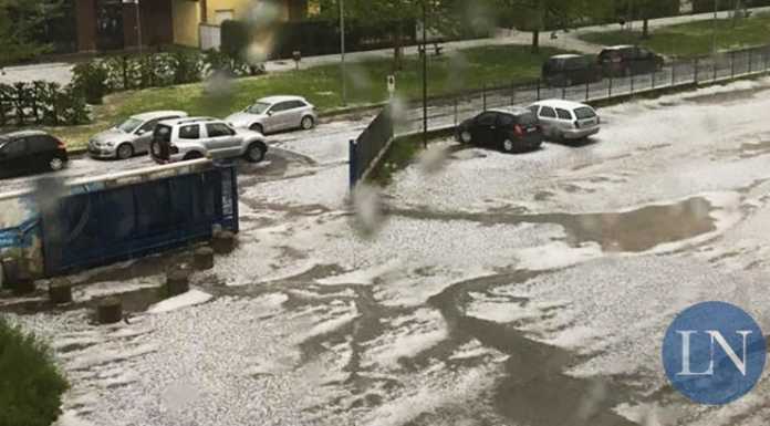 Temporale e grandine sul lecchese. Da domani il meteo migliora