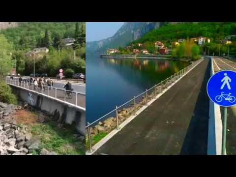 VIDEO – La nuova ciclopista vista dal cielo, ripresa da un drone
