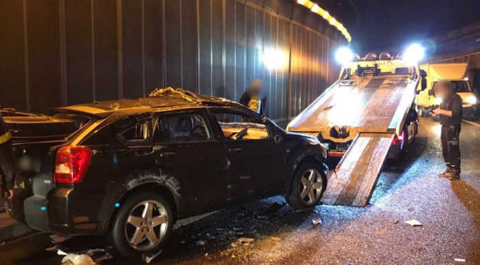 SS36. Incidente allo svincolo della Merdiana, due automobilisti feriti