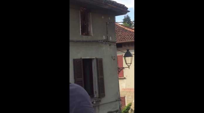 Galbiate. In fiamme il tetto di un’abitazione a Villa Vergano
