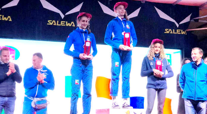 Arrampicata. Primo successo internazionale per Beatrice Colli, festa in casa Ragni