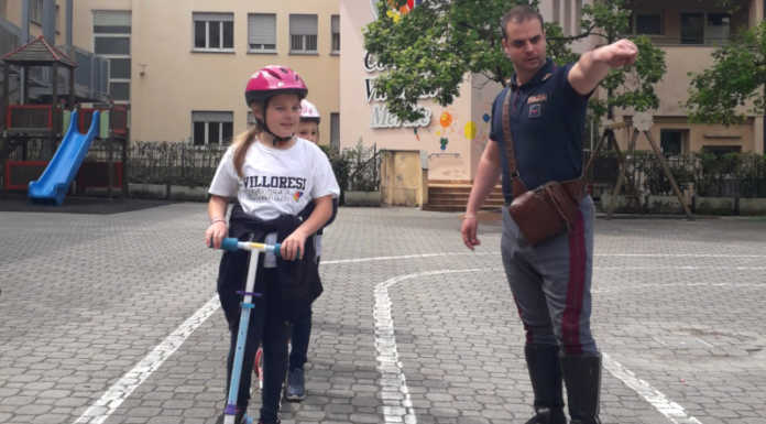 Merate, gli studenti del Collegio Villoresi a lezione di educazione stradale