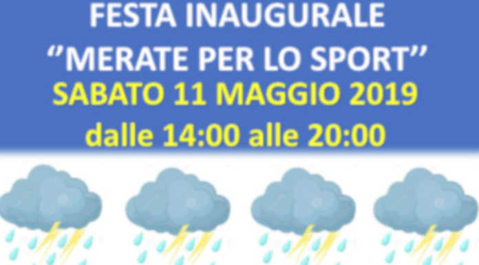Merate, causa pioggia spostata al Palazzetto l’inaugurazione di Merate per lo Sport