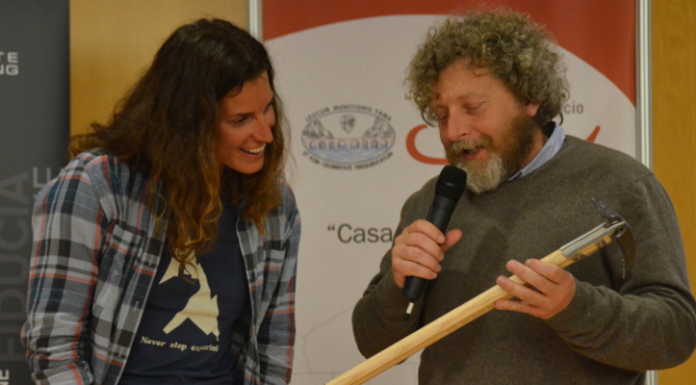 Monti Sorgenti. Tutti a bocca aperta per la sfida tra i ghiacci di Tamara Lunger