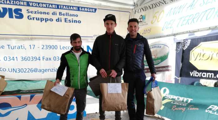 Norman Cerini e Paola Gelpi vincono una Vibram Esino Skyrace bagnata