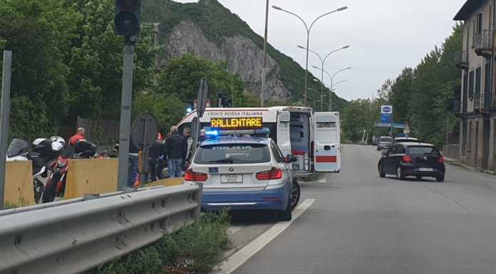Caduta dalla moto: soccorsa 50enne a Valmadrera