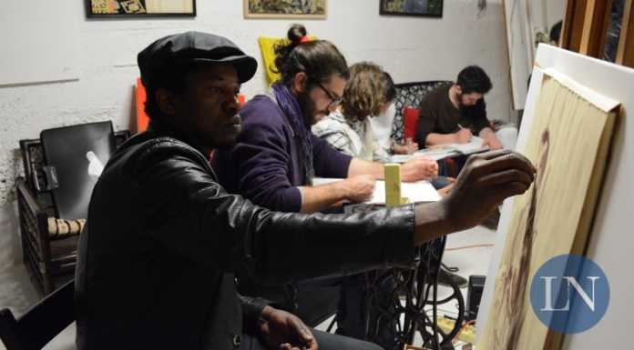 L’arte insieme: l’atelier di Afran si apre agli artisti locali