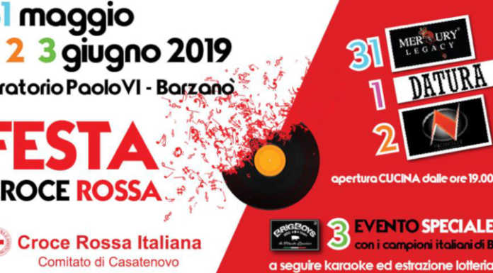 Barzanò, quattro giorni di festa con la Croce Rossa Casatenovo