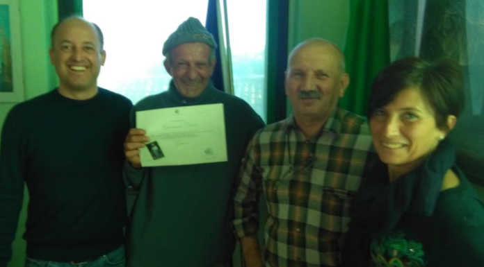 Colle Brianza, il grazie a Giovanni Dozio, stradino per 32 anni