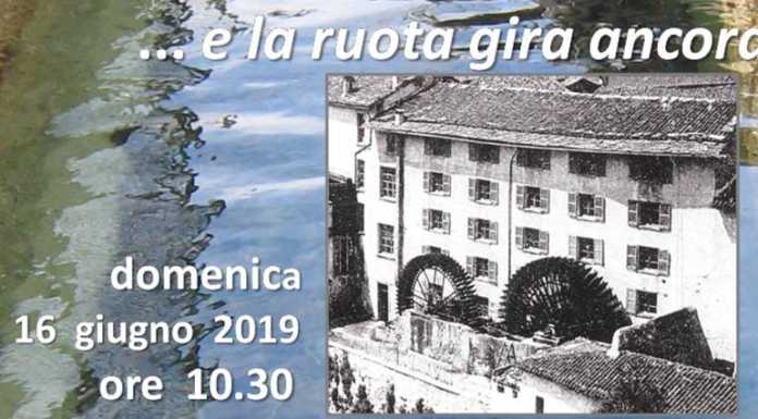 Mandello. Torna a girare la ruota dell’antica roggia, domenica l’inaugurazione