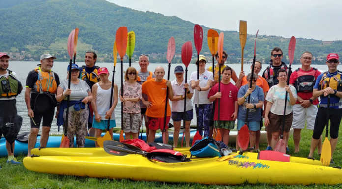 Giornata in canoa per i ragazzi disabili del Gruppo Amici Lecco ASD CK '90 Gruppo Amici Lecco