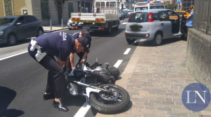 Doppio scontro a Olginate e Calolzio, feriti due motociclisti
