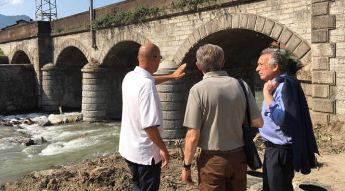 Dervio, sopralluogo e mozione di Straniero: “Stato di emergenza e calamità naturale”