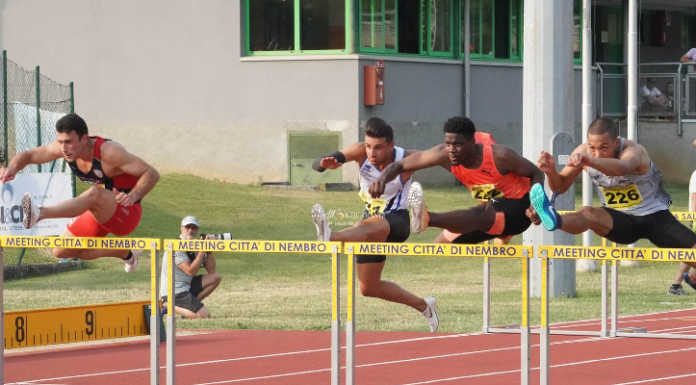 Meeting internazionale Città di Nembro, Mattia Montini personale e podio sui 110hs