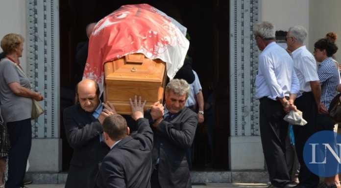 Calolzio. Il commosso addio a Pigi: “Sogna la tua vita a colori, questo è il segreto della felicità”