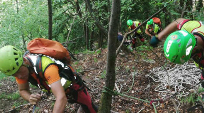 Tremezzina. Cade in un dirupo, recuperato dal Soccorso Alpino