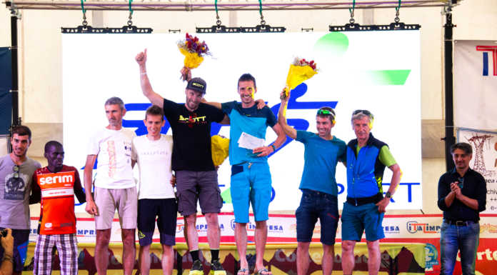 Maratona del cielo. Il primo posto è del lecchese Daniel Antonioli