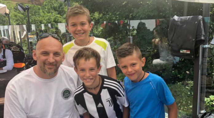 L’ex portiere del Milan Christian Abbiati al raduno Harley ai Resinelli