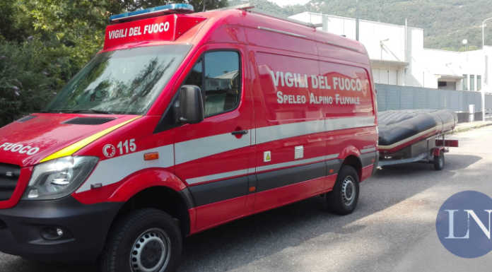 Calolzio, annegamento nel fiume: soccorsi in azione