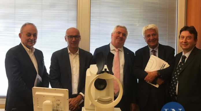 Ospedale. Il dono degli artigiani: un nuovo biometro per l’Oculistica