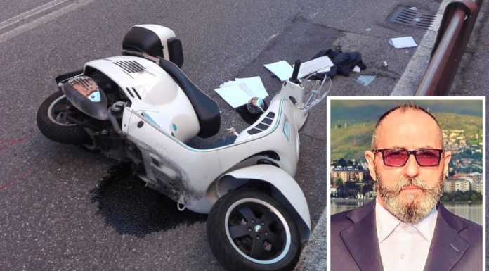 Valmadrera. Incidente in moto, ferito il consigliere comunale Elio Bartesaghi